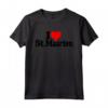 I LOVE HEART SAN MAARTEN SINT MAARTEN CARRIBEAN PAESI BASSI - Black Text T-shirt for Carribean Lovers - Ideal Souvenir