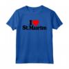 I LOVE HEART SAN MAARTEN SINT MAARTEN CARRIBEAN PAESI BASSI - Black Text T-shirt for Carribean Lovers - Ideal Souvenir