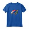 Funny Turtle Sint Maarten Flag Pride - Camicia per Bambini con Maniche Raglan - Ideale per Mostrare Orgoglio di Sint Maarten