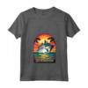 Donna Crociera sull'Isola dei Caraibi a Sint Maarten - T-shirt per Vacanze in Famiglia con Collo a V e Design Retro