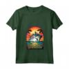 Donna Crociera sull'Isola dei Caraibi a Sint Maarten - T-shirt per Vacanze in Famiglia con Collo a V e Design Retro