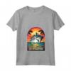 Donna Crociera sull'Isola dei Caraibi a Sint Maarten - T-shirt per Vacanze in Famiglia con Collo a V e Design Retro