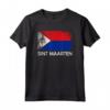 T-shirt con Bandiera St Maarten Vintage Made In - Regalo Maglietta Souvenir per gli Amanti dello Sport e Viaggiatori