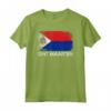 T-shirt con Bandiera St Maarten Vintage Made In - Regalo Maglietta Souvenir per gli Amanti dello Sport e Viaggiatori