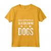 Donna Facilmente Distratto dal Soffiaggio del Vetro e Cani - Maglietta Vintage con Collo a V per Amanti dei Cani - Ideale per Compleanno o Regalo