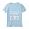 Donna Facilmente Distratto dal Soffiaggio del Vetro e Cani - Maglietta Vintage con Collo a V per Amanti dei Cani - Ideale per Compleanno o Regalo