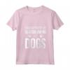 Donna Facilmente Distratto dal Soffiaggio del Vetro e Cani - Maglietta Vintage con Collo a V per Amanti dei Cani - Ideale per Compleanno o Regalo