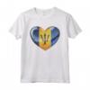 Vetro Soffiaggio e Lavorazione del Legno - Barbados Flag Design Maglietta - Souvenir Cuore di Barbados per Appassionati di Arte