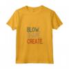 Donna Blow Shape Create Soffiatore di Vetro - Maglietta con Collo a V per Artisti del Vetro Soffiato e Vetrai - Design in Vetro Soffiato