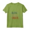 Donna Blow Shape Create Soffiatore di Vetro - Maglietta con Collo a V per Artisti del Vetro Soffiato e Vetrai - Design in Vetro Soffiato