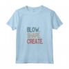 Donna Blow Shape Create Soffiatore di Vetro - Maglietta con Collo a V per Artisti del Vetro Soffiato e Vetrai - Design in Vetro Soffiato