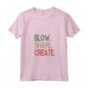 Donna Blow Shape Create Soffiatore di Vetro - Maglietta con Collo a V per Artisti del Vetro Soffiato e Vetrai - Design in Vetro Soffiato