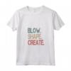 Donna Blow Shape Create Soffiatore di Vetro - Maglietta con Collo a V per Artisti del Vetro Soffiato e Vetrai - Design in Vetro Soffiato