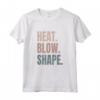 Heat Blow Shape Soffiatore Di Vetro - Maglietta per Artisti del Vetro Soffiato - Design Divertente per Lezioni di Soffiatura