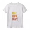 Donna Heat Blow Shape - Soffiatore di Vetro Maglietta con Collo a V - Ideale per Artisti del Vetro e Vetrai - Design Raffinato in Vetro Soffiato