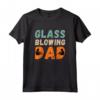 Uomo Soffiatore di Vetro Papà - Maglietta Vetreria con Grafica Glass Blowing Dad - Ideale per Artisti e Collezionisti di Vetro