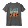 Uomo Soffiatore di Vetro Papà - Maglietta Vetreria con Grafica Glass Blowing Dad - Ideale per Artisti e Collezionisti di Vetro