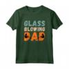 Uomo Soffiatore di Vetro Papà - Maglietta Vetreria con Grafica Glass Blowing Dad - Ideale per Artisti e Collezionisti di Vetro