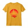 Soffiatore di Vetro Retro Sunset - Maglietta per Soffiatori di Vetro - Regalo per Artisti della Lavorazione del Vetro