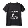 Donna Divertente Sono Sexy E Io Soffio Di Vetro - Maglietta per Soffiatori di Vetro - Ideale per Artisti di Vetro e Appassionati di Arte - Regalo Unico per Amici