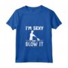 Donna Divertente Sono Sexy E Io Soffio Di Vetro - Maglietta per Soffiatori di Vetro - Ideale per Artisti di Vetro e Appassionati di Arte - Regalo Unico per Amici