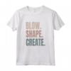 Blow Shape Create Soffiatore di Vetro Maglietta - Ideale per Artisti del Vetro - Design Raffinato per Lavorazione del Vetro