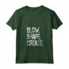 Blow Shape Create - Maglietta Soffiatore di Vetro con Collo a V - Ideale per Artisti del Vetro Soffiato e Vetrai