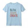 Blow Shape Create Soffiatore Di Vetro Maglietta - Design Raffinato per Artisti del Vetro - Ideale per Lavorazione a Lume e Soffiatura di Stampi