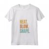 Donna Heat Blow Shape Soffiatore di Vetro - Maglietta con Collo a V per Artisti del Vetro - Ideale per Lavorazione a Lume e Soffiatura del Vetro