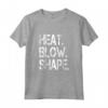 Heat Blow Shape Soffiatore di Vetro - Maglietta per Artisti del Vetro Soffiato - Ideale per Lavoratori del Vetro e Elettricisti