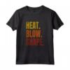 Heat Blow Shape - Soffiatore di Vetro Maglietta con Design Raffinato per Artisti del Vetro - Ideale per Lavorazione a Lume e Soffiatura di Stampi