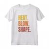 Heat Blow Shape - Soffiatore di Vetro Maglietta con Design Raffinato per Artisti del Vetro - Ideale per Lavorazione a Lume e Soffiatura di Stampi