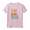 Blow Shape Create - Soffiatore di Vetro Maglietta per Artisti del Vetro Soffiato e Vetrai - Ideale per Lavorazione a Lume e Elettricisti