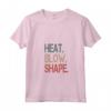 Donna Heat Blow Shape - Soffiatore di Vetro - Maglietta con Collo a V per Artisti del Vetro - Ideale per Lavorazione a Lume e Soffiatori di Stampi