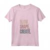 Donna Blow Shape Create - Soffiatore di Vetro Maglietta con Collo a V - Ideale per Artisti del Vetro Soffiato