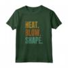 Heat Blow Shape - Soffiatore di Vetro Maglietta per Artisti del Vetro Soffiato - Ideale per Lezioni di Soffiatura del Vetro