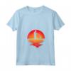 Soffiatore di Vetro Retro Sunset - Maglietta con Collo a V per Artisti del Vetro - Ideale come Regalo per Artigiani della Lavorazione del Vetro