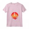 Soffiatore di Vetro Retro Sunset - Maglietta con Collo a V per Artisti del Vetro - Ideale come Regalo per Artigiani della Lavorazione del Vetro