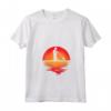 Soffiatore di Vetro Retro Sunset - Maglietta con Collo a V per Artisti del Vetro - Ideale come Regalo per Artigiani della Lavorazione del Vetro