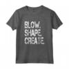Blow Shape Create Soffiatore di Vetro - Maglietta per Artisti del Vetro Soffiato - Ideale per Amanti dell'Arte e della Lavorazione del Vetro