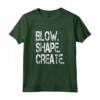 Blow Shape Create Soffiatore di Vetro - Maglietta per Artisti del Vetro Soffiato - Ideale per Amanti dell'Arte e della Lavorazione del Vetro