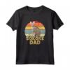 Sokoke Cat Dad Vintage Style - Divertente Maglietta per Amanti dei Gatti Sokoke - Regalo Compleanno Cuore Gatto