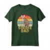 Sokoke Cat Dad Retro Vintage Style Maglietta - Regalo Divertente per Amanti dei Gatti Sokoke - Cuore Gatto Sokoke Design