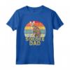 Sokoke Cat Dad Retro Vintage Style Maglietta - Regalo Divertente per Amanti dei Gatti Sokoke - Cuore Gatto Sokoke Design