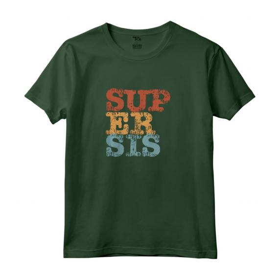 Super Sis Sorella Famiglia Vintage Retro Maglietta - Regalo Unico per la Tua Sorella - Design Vintage per Fratelli e Sorelle