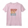 Super Sis Sorella Famiglia Vintage Retro Maglietta - Regalo Unico per la Tua Sorella - Design Vintage per Fratelli e Sorelle