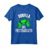 Sorella del Festeggiato - Maglietta Bambini Gamer Compleanno Videogiochi - Ideale per Feste a Tema Gaming