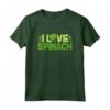 I Love Spinach - Maglietta Vegan per Vegetariani e Agricoltori - Design Unico di Spinaci