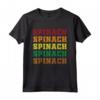 Grande Spinaci Lettering Outfit Love Healthy Food Maglietta - Maglietta Spinaci Lover per Amanti della Cucina Sana e Vegetariani