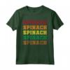 Grande Spinaci Lettering Outfit Love Healthy Food Maglietta - Maglietta Spinaci Lover per Amanti della Cucina Sana e Vegetariani